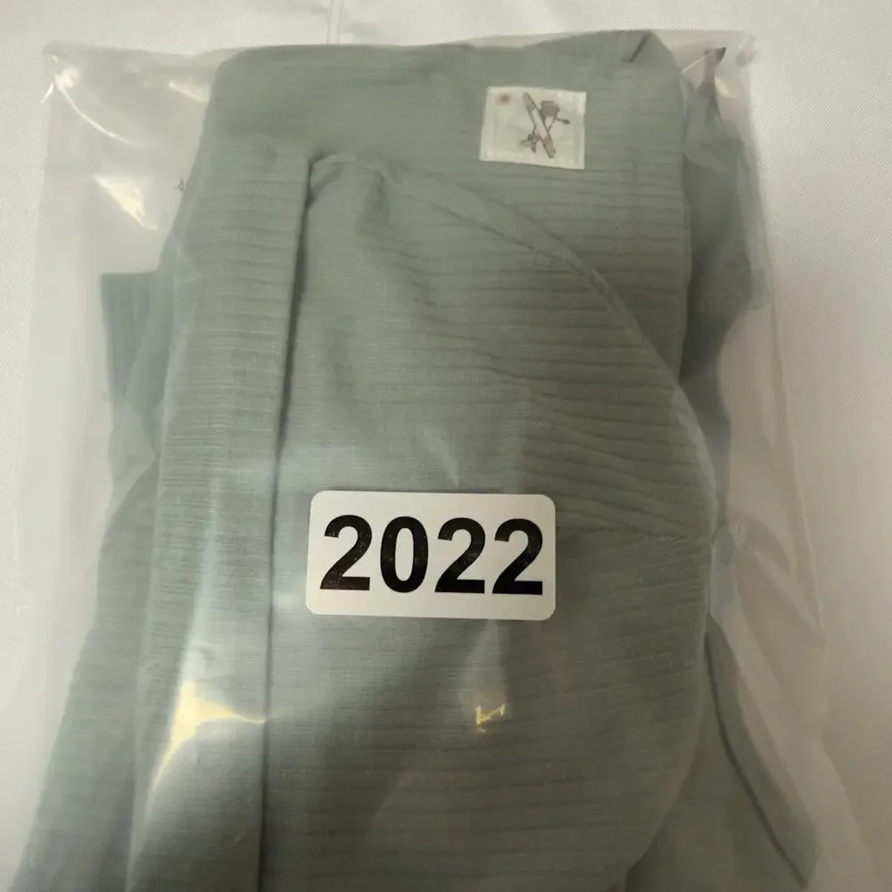 Carter's 3 piece Ribbed Outfit Set 6 Months Sage Green Long Sleeves Hat
